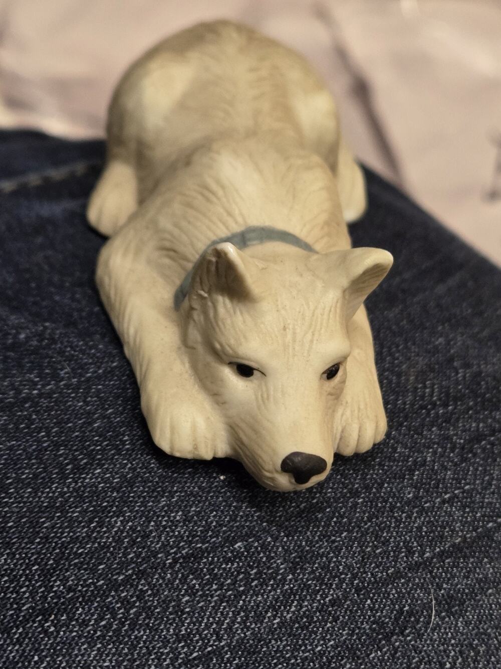 Vintage Authentic Stamped HOL 1992 Replacement Native American Nativity Wolf